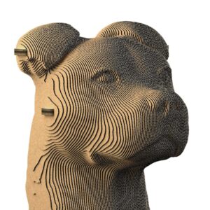 Puzzle-sculpture en carton 3D