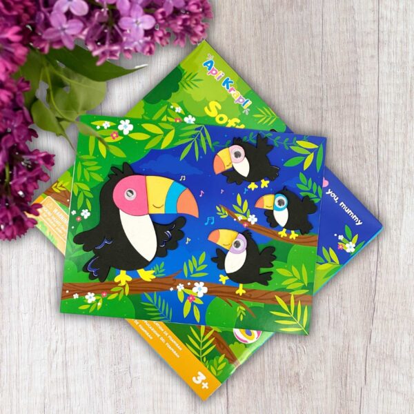 Kit Créatif en mousse - Famille de toucans - Apli Krapli