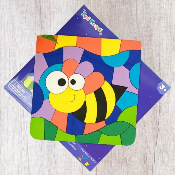 Kit de mosaïque en mousse - Abeille - Apli Krapli