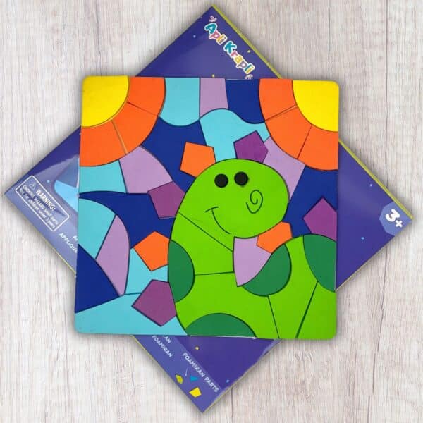 Kit de mosaïque en mousse - Dinosaure - Apli Krapli