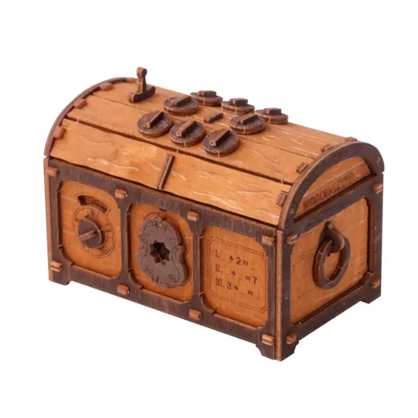 Puzzle 3D bois boîte Escape Room Treasure Chest