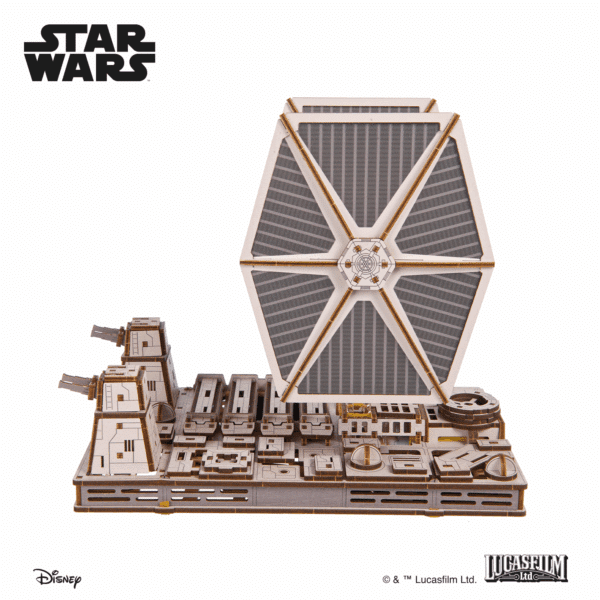 Chasseur TIE™ - Puzzle 3D en bois Ugears