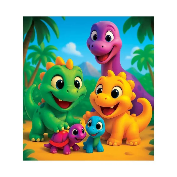 Puzzle en bois 20 Amis Jurassiques