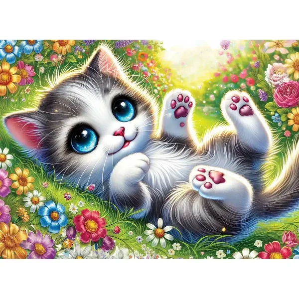 Puzzle en bois 40 Joli Chaton